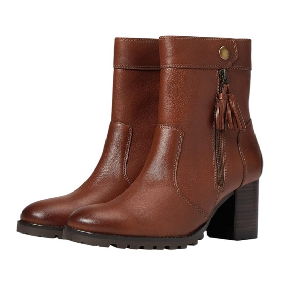 Johnston & Murphy Vivica Zip Boot- Leather Ankle Boots- Size 8M - Picture 2 of 13